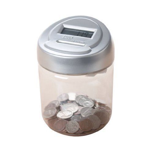 ROYAL SOVEREIGN DCB-10 COIN BANK W/ LCD VALUE DISPLAY