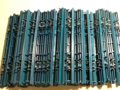 Lot of 50 used – NEXPAK - Secure Case Security System Case Blue Locking Clips