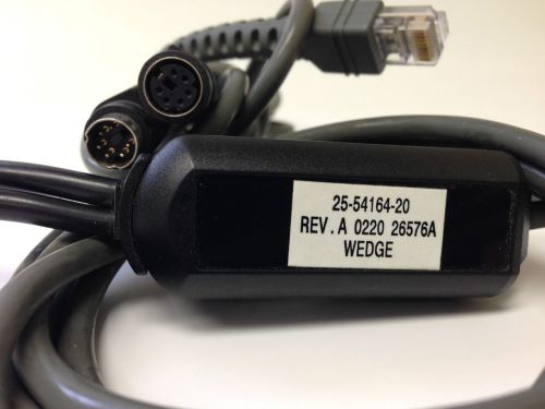 Symbol ps/2 barcode scanner wedge cable 25-54164-20 for sale