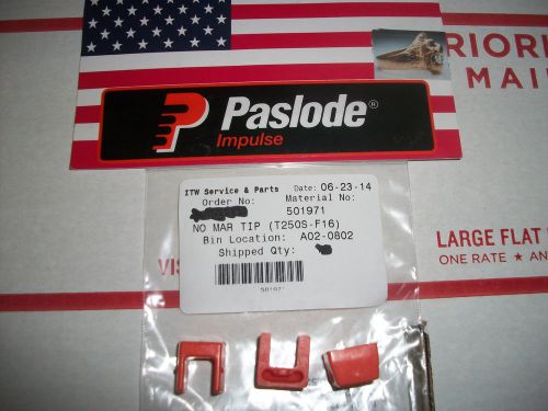 &#034;NEW&#034;  Paslode Part # 501971 No Mar Tips (3 Tips) (T250S-F16)