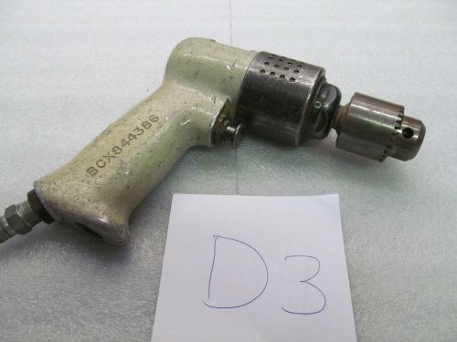 D3- Rockwell Tools 5000 RPM Pneumatic Air Drill With 1/4&#034; Jacobs Chuck Aircraft