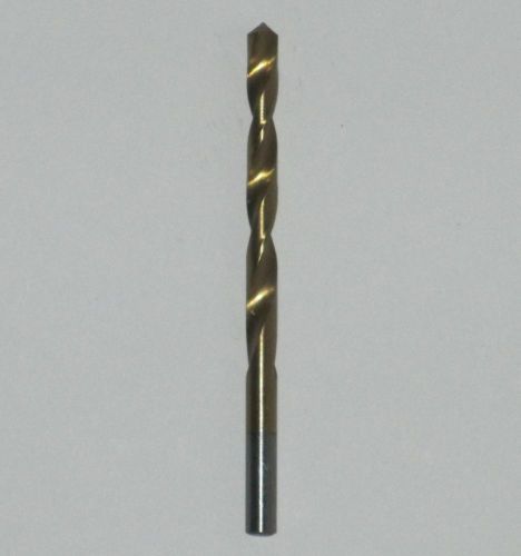 Drill bit; wire gauge letter - size f - titanium nitride coated high speed steel for sale