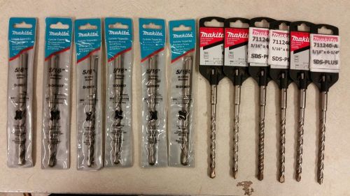 Makita 711240-a 5/16&#034; by 6-1/4&#034; thruster sds bit - 12 pack for sale