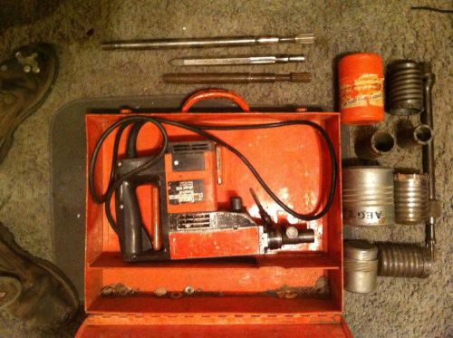 ramset dyna drill model 445 with 5 core/bore bits with extentions
