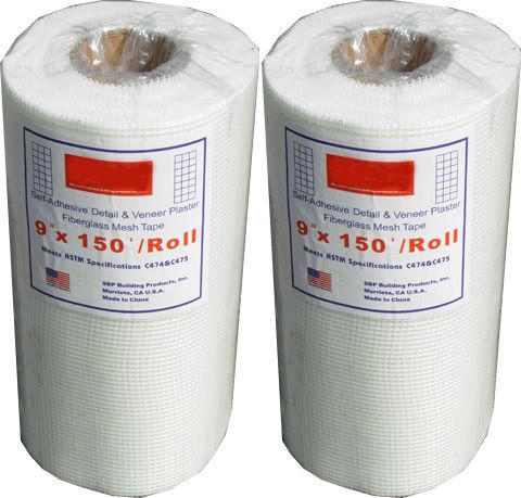 2 rolls 9&#034; x 150&#039; fibatape drywall joint adhesive tapes for sale