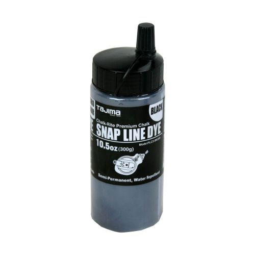 Tajima plc3-bk300 10.5 oz water repellent semi-permanent snap-line dye, black for sale