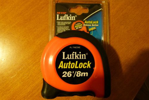 Lufkin 1&#034; x 26&#039;/8m Tape Measure, with Autolock / brand new