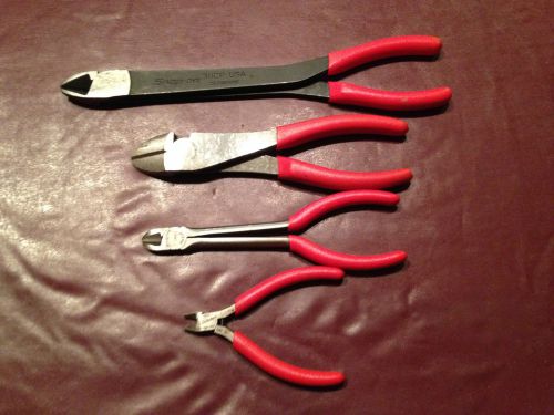 Snap On 4pc Cutter Set 311CP, 808ACP, 388BCP And E709ACG