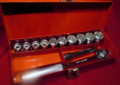 Wright tool 12 piece 1/2&#034; drive 12 point socket set brand new #418 for sale