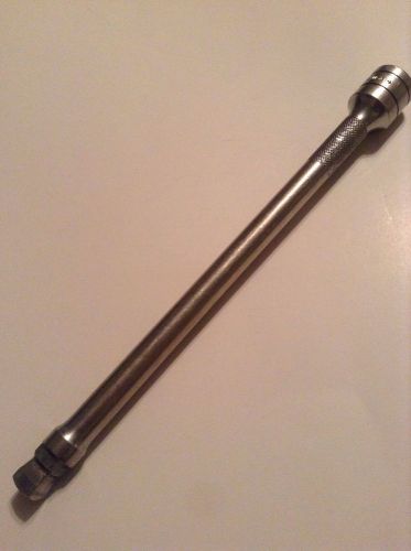 Snap on 3/8 drive 8&#034; extension knurled wobble plus extension fxwp8 used. for sale