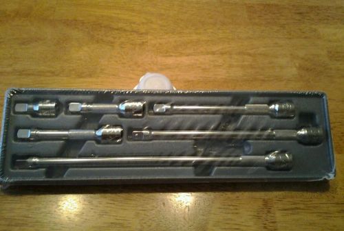 New Snap On 3/8dr Knurled Ratchet Friction Ball Extension Set 206AFX