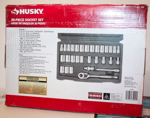 Husky 397 797 30 Piece Socket Set