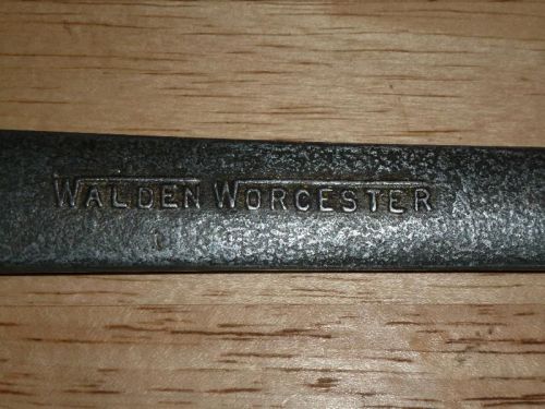 Walden Worcester # 1728 Chrome-Alloy 9/16 &amp; 3/4 Open End Wrench Made in USA