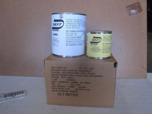 Deft Polyurethane Topcoat Paint Kit 03-GY-523 (Gray 36170) 1 Qt