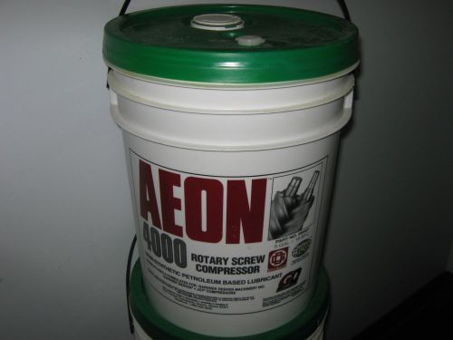 Aeon 4000 28h57 rotary screw compressor oil, semi-synthetic petroleum based, new for sale