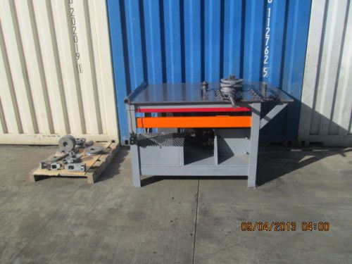 HEAVY DUTY INDUSTRIAL PIPE OR TUBE BENDING MACHINE WITH DIES TO 2 1/2 INCH