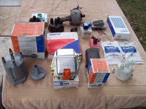 Large lot of Wisconsin, kholer, Onan and Ford industrial 4 cyl parts.