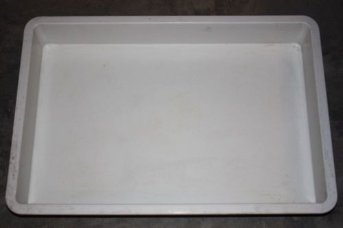 Lot of 3 Stackable Dura Pizza Dough Boxes Plastic Trays Bins 18&#034; x 26&#034; x 3 1/2&#034;