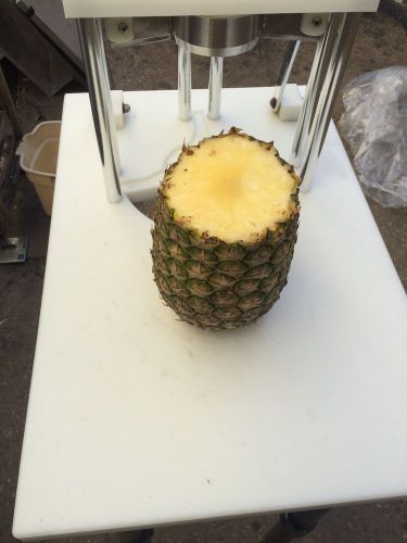 Pineapple corer / peeler on stand food prep equipment cutter fresh fruit for sale