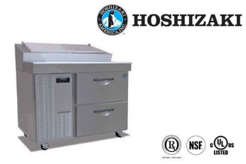 Hoshizaki commercial prep table refrigerated w/ rais rail 46&#034; w/ drawer hpr46ad for sale