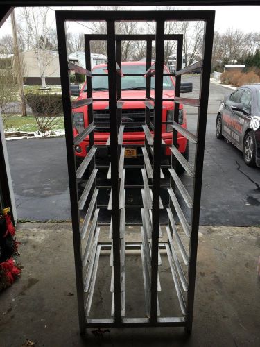 Full Size Aluminum Can Rack Holds 160 Big #10 Cans Good Condition !!