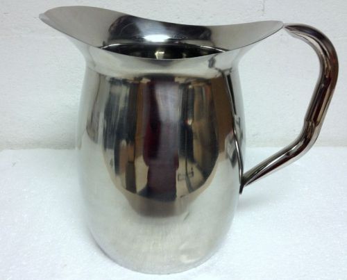 Update international bp-3g 3qt stainless steel bell pitcher w/ guard for sale