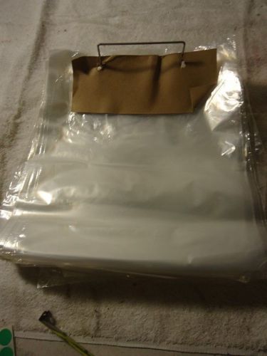 Set of 2000 Bostic Packaging Plain Clear Poly Bags 12 x 12 x 4 x 1-1/2 Model 80