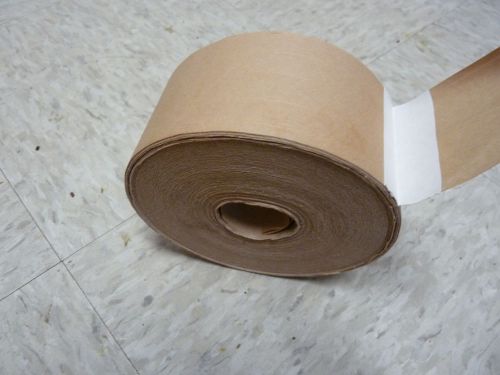 70 mm x 375 ft Reinforced Paper Tape Water-Activated Paper Packaging 1Ab1