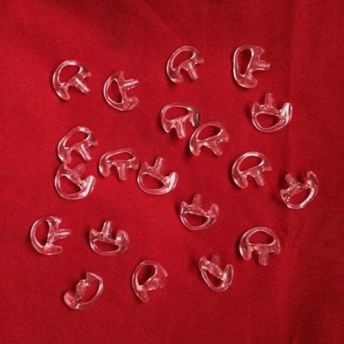 Pink gel left ear inserts for 1, 2 and 3-wire surveillance kits kenwood motorola for sale