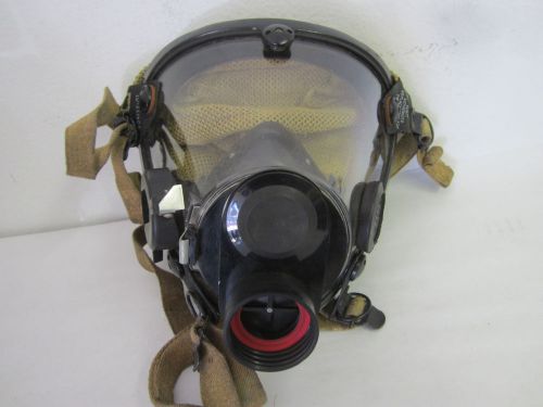 Used scott av-2000 av2000 scba full face mask w/ 40mm adapter assy, size large for sale