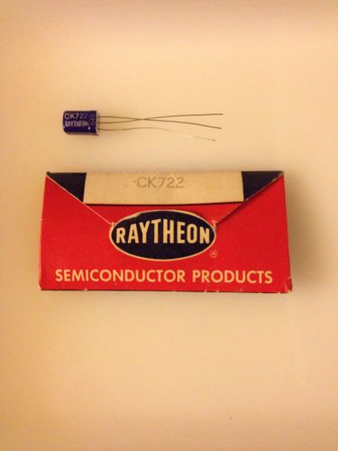 Raytheon CK 722 Transistor New in Original Packaging 1955 NOS Vintage Electronic
