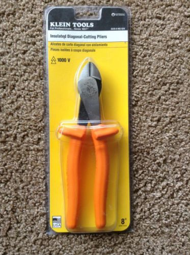 Klein Tools, 8&#034; 1000V insulated diagonal cutting pliers, D228-8-INS-SEN