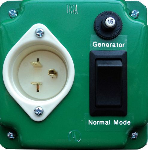 EZ GENERATOR SWITCH - Manual Home Generator Transfer Switch ez1001