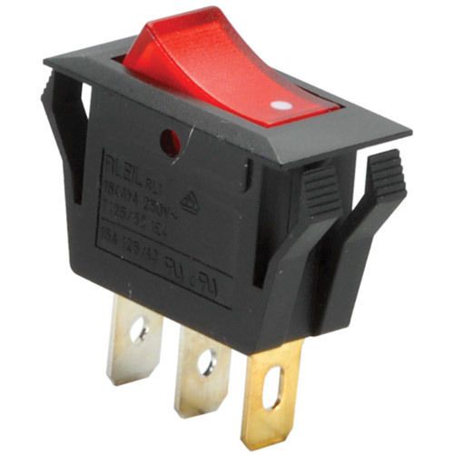 Spst rocker switch with neon lamp 060-300 for sale