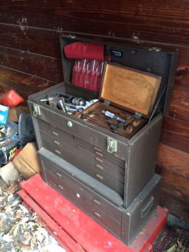 Kennedy tool box and tools included. for sale