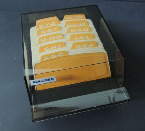 Rolodex Petite Covered Card File Organizer S310-C Unused