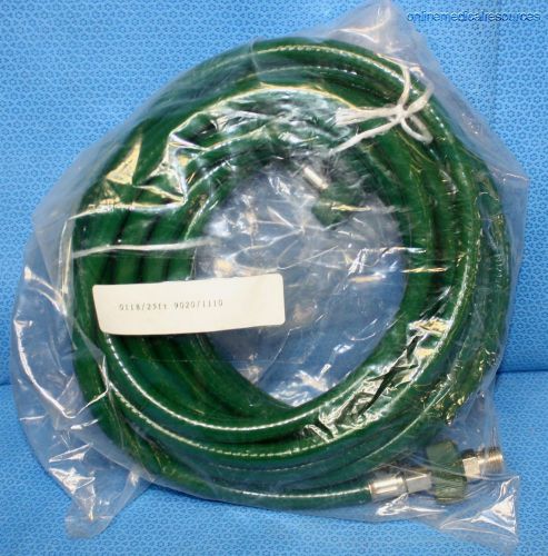 Precision Medical Oxygen Hose Assembly 25&#039; Hand Thread Male Female DISS 1240