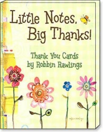 Leanin Tree Little Notes, Big Thanks 12 Assorted Note Cards