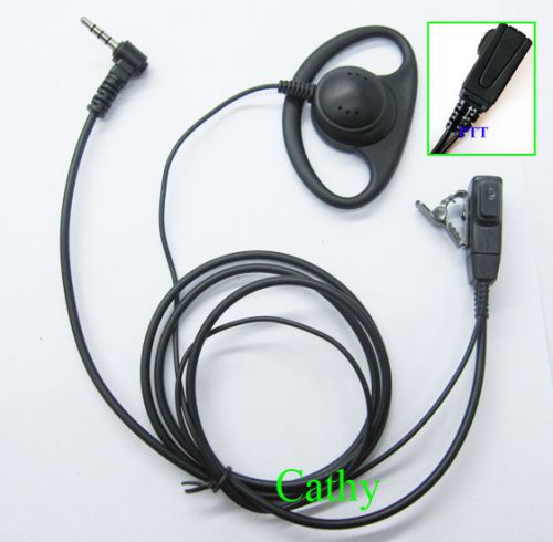 3.5MM D Headset earpiece Mic FOR YAESU Two Way Radio