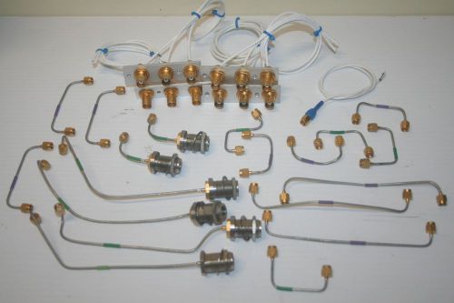 Qty-32, RF Connectors, cables, Gold Plated BNC., etc.