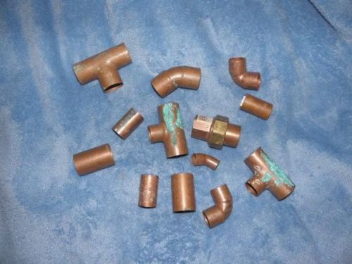 13 Pieces of Copper Fittings