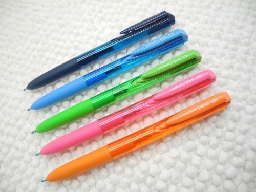 B.BLACK&amp;L.BLUE&amp;L.GREEN&amp;PINK&amp;ORANGE Uni-Ball Signo UMN-155 0.38mm rollerpen(Japan