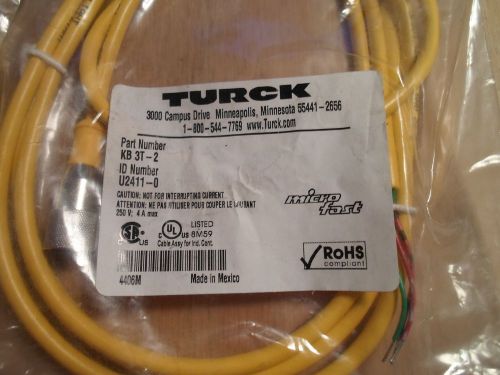 TURCK KB 3T-2 CORD SETS (NEW IN PACKAGE) LOT OF 2