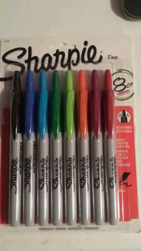 Sharpie retractable 8 pack for sale