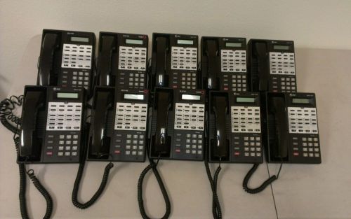 Lot of 10 AT&amp;T Lucent MLS-12D Business Office Phones w/ Stands &amp; Headsets