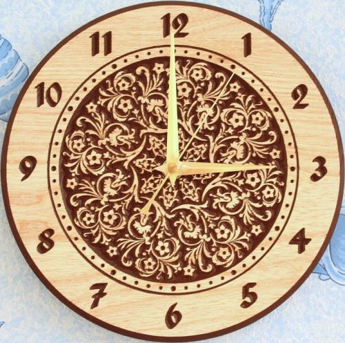 New Wall Clock Worlds 5 3d or engrave STL file - Model for CNC Router Machine