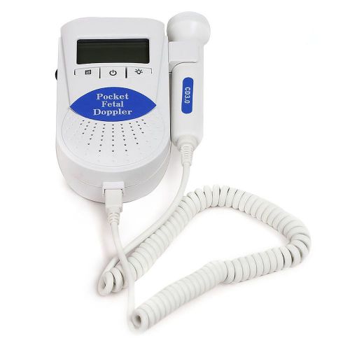 2015 new fetal doppler w lcd, fetal heart monitor 3mhz waterproof probe for sale