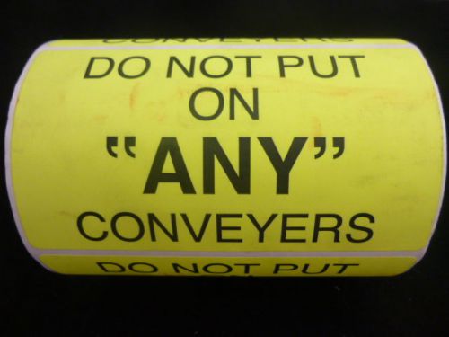 PREPRINTED SHIPPING LABELS- Do Not put on ANY Conveyors (500) 3x5 - NEW