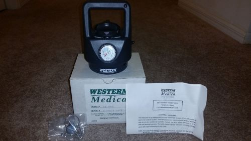 NEW Western Medica O2 Oxygen Flow Adjustable Regulator &amp; Gauge w/valve - XR-3100