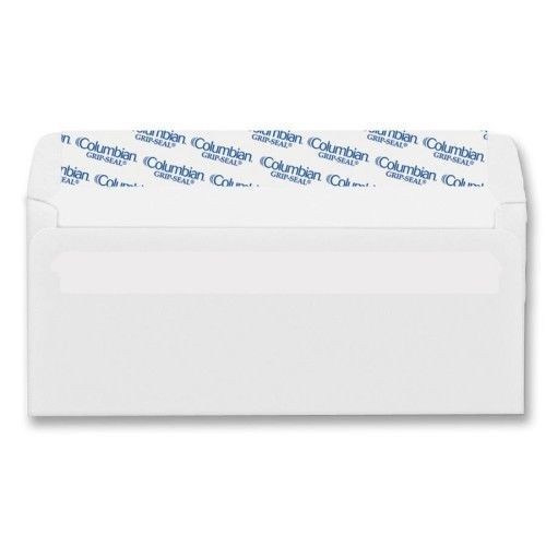 Columbian Envelope Grip-Seal Business Envelopes,#10, White Wove, 500/Box